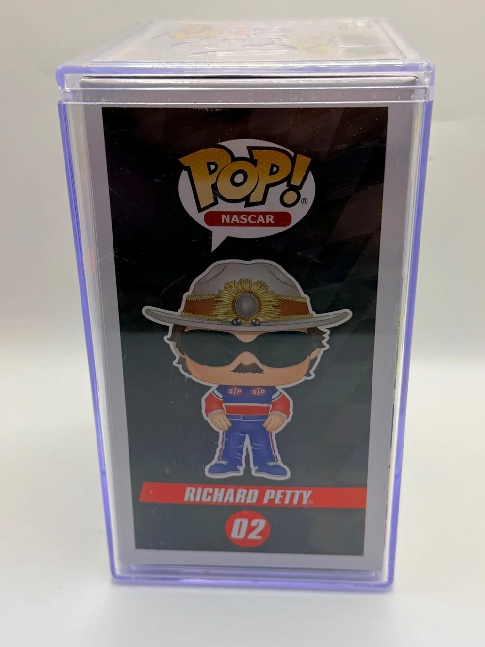 Richard Petty Signed Funko Pop! NASCAR #02 The King Autographed NASCAR Hologram